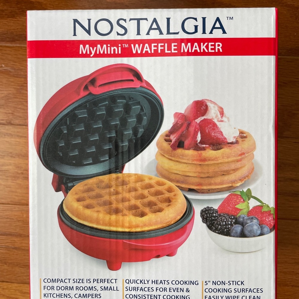 Nostalgia Mini Waffle Maker